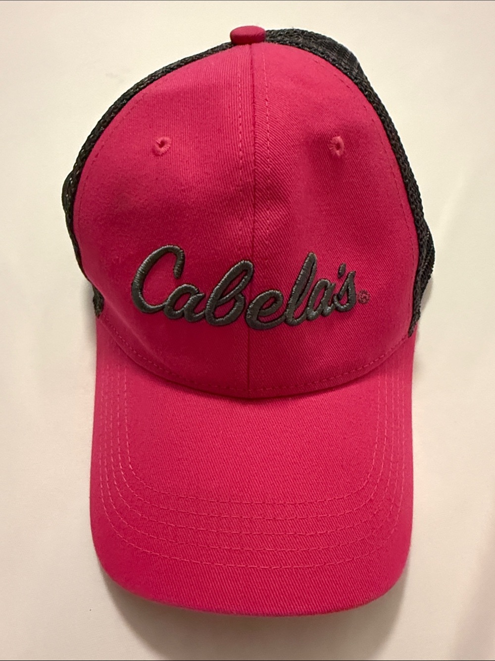 Cabela's Hot Pink and Black Mesh Women's Baseball Cap